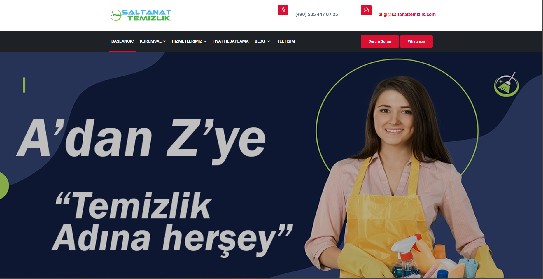 Saltanat Temizlik Logo