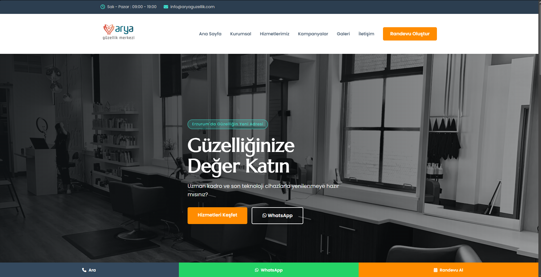 Arya Güzellik Merkezi Logo